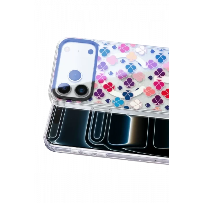 Onegif Apple iPhone 17 Pro Max Desina Magsafe Kapak - Desen 3