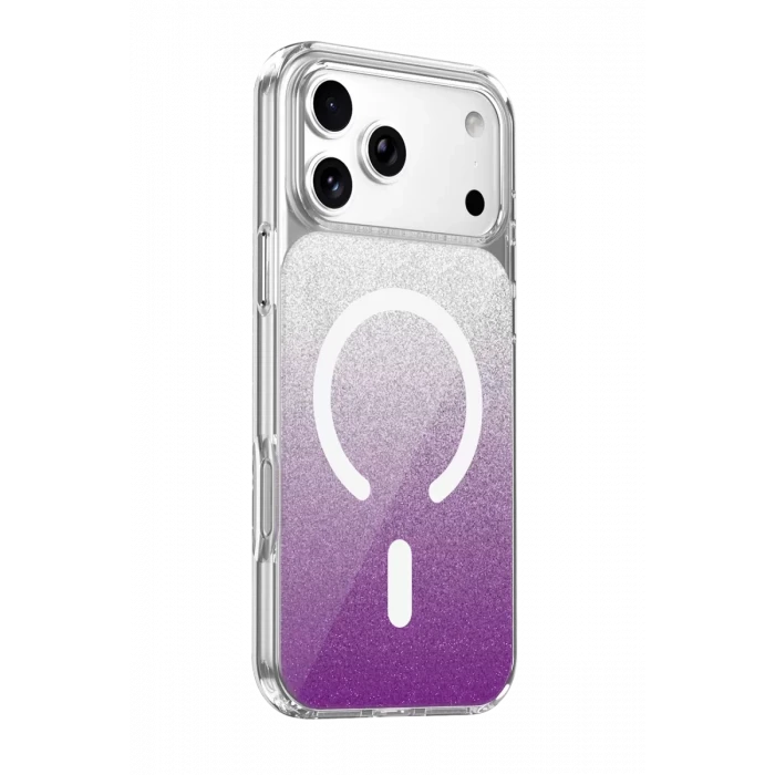 Onegif Apple iPhone 17 Pro Sora Simli Magsafe Kapak - Mor