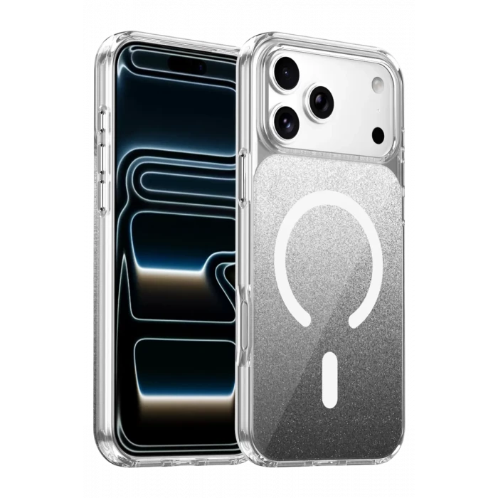 Onegif Apple iPhone 17 Pro Sora Simli Magsafe Kapak - Siyah