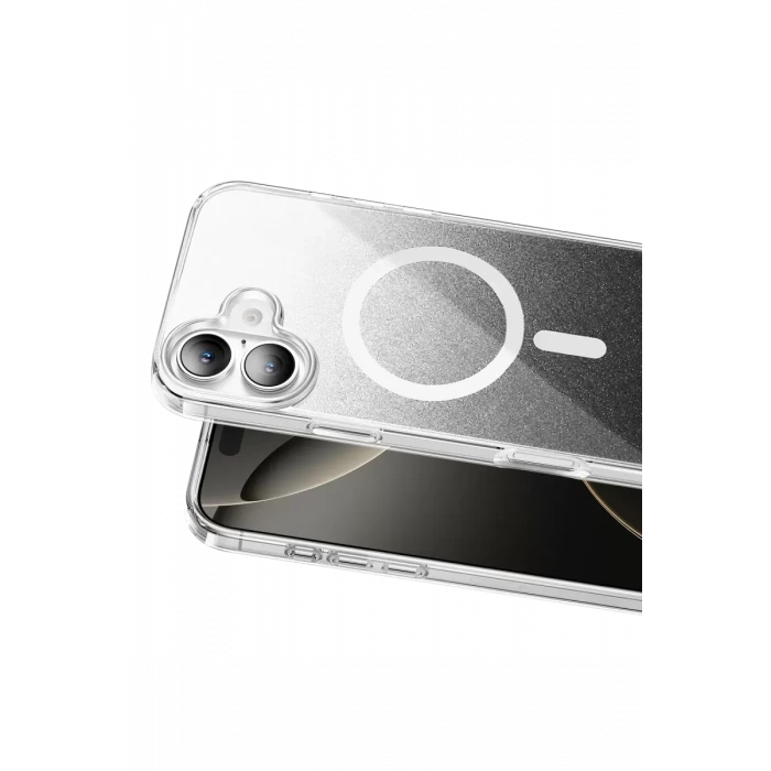 Onegif Apple iPhone 17 Sora Simli Magsafe Kapak - Siyah