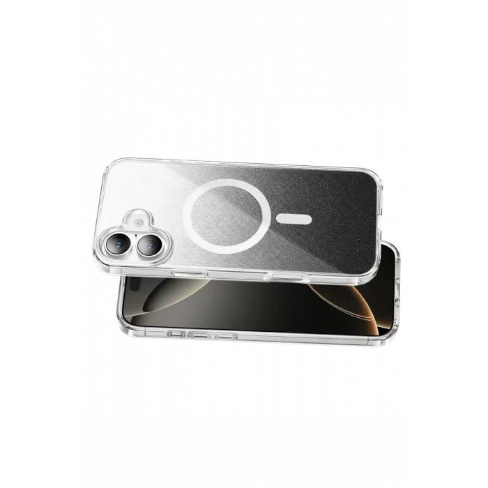 Onegif Apple iPhone 17 Sora Simli Magsafe Kapak - Siyah