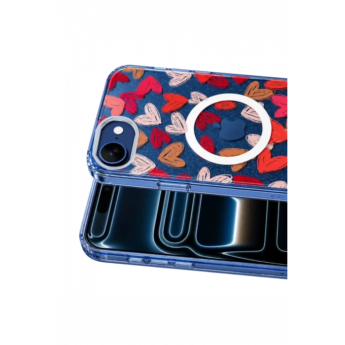 Onegif Apple iPhone 17E Desina Magsafe Kapak - Desen 6