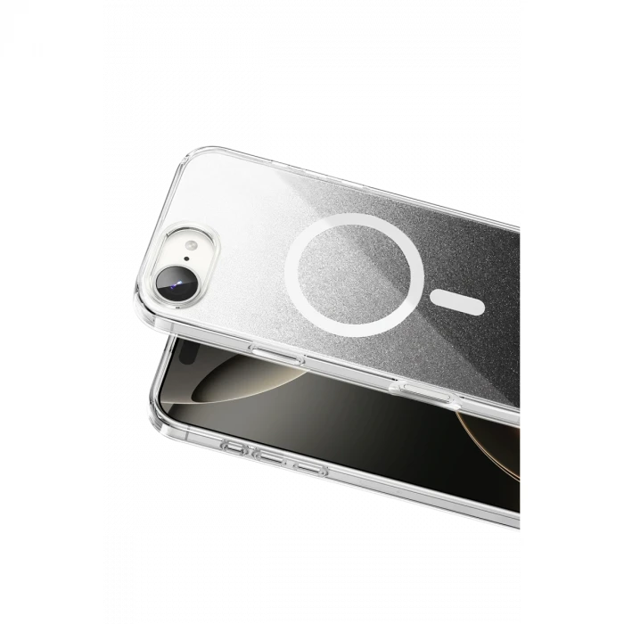 Onegif Apple iPhone 17E Sora Simli Magsafe Kapak - Siyah