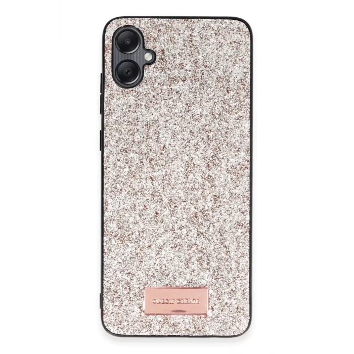 Onegif Samsung Galaxy A05 Bright Simli Kapak - Gold