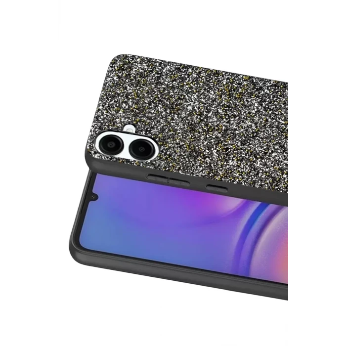 Onegif Samsung Galaxy A07 4G Bright Simli Kapak - Gold