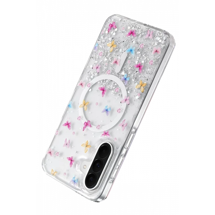 Onegif Samsung Galaxy A57 5G Misk Simli Magsafe Kapak - Desen 4