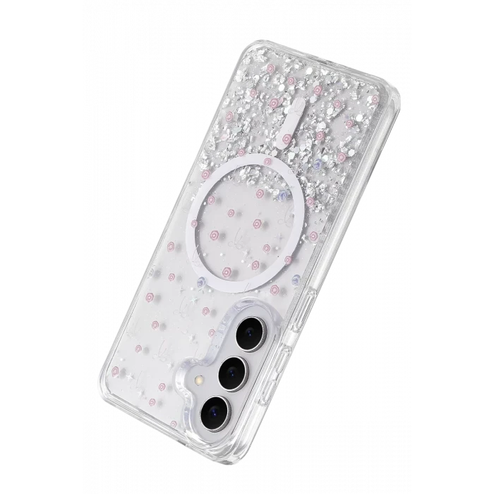 Onegif Samsung Galaxy S26 Misk Simli Magsafe Kapak - Desen 1