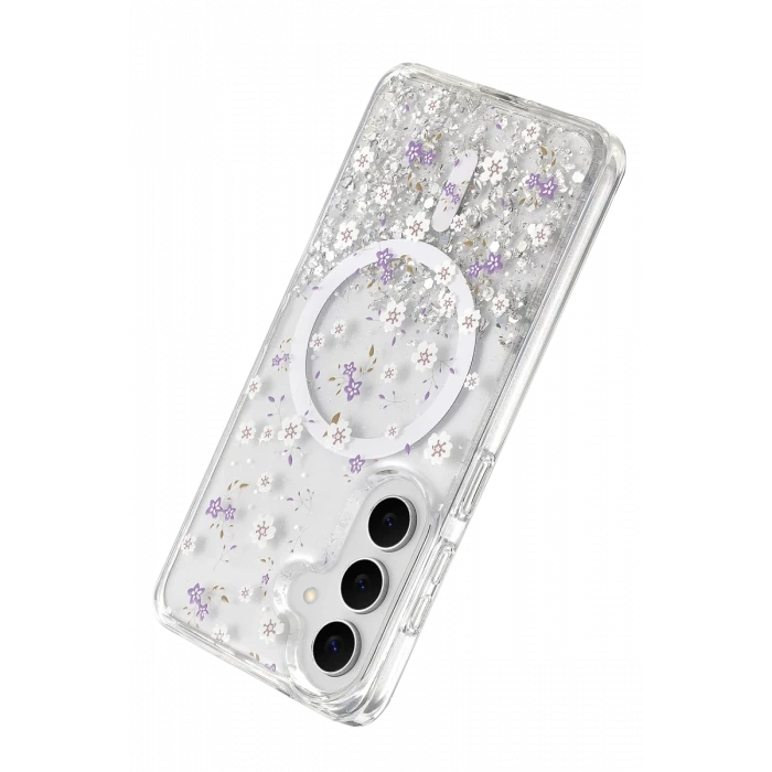Onegif Samsung Galaxy S26 Misk Simli Magsafe Kapak - Desen 2