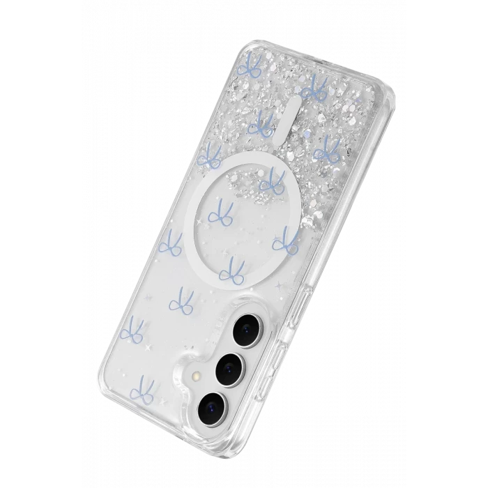 Onegif Samsung Galaxy S26 Misk Simli Magsafe Kapak - Desen 3