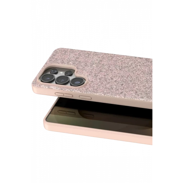 Onegif Samsung Galaxy S26 Ultra Bright Simli Kapak - Pembe