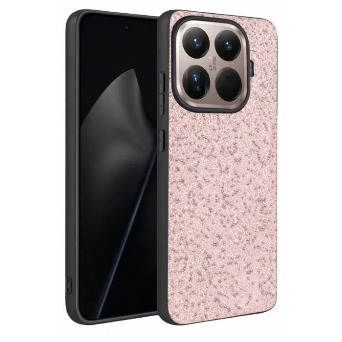 Onegif Xiaomi Mi 15T Pro Bright Simli Kapak - Pembe