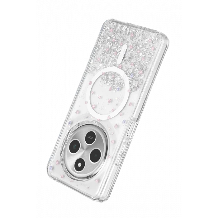 Onegif Xiaomi Redmi 14C Misk Simli Magsafe Kapak - Desen 1