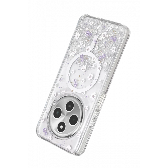 Onegif Xiaomi Redmi 14C Misk Simli Magsafe Kapak - Desen 2
