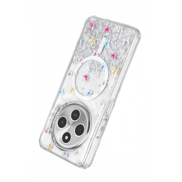 Onegif Xiaomi Redmi 14C Misk Simli Magsafe Kapak - Desen 4