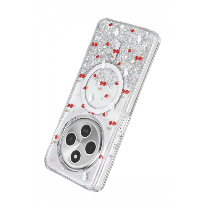 Onegif Xiaomi Redmi 14C Misk Simli Magsafe Kapak - Desen 5