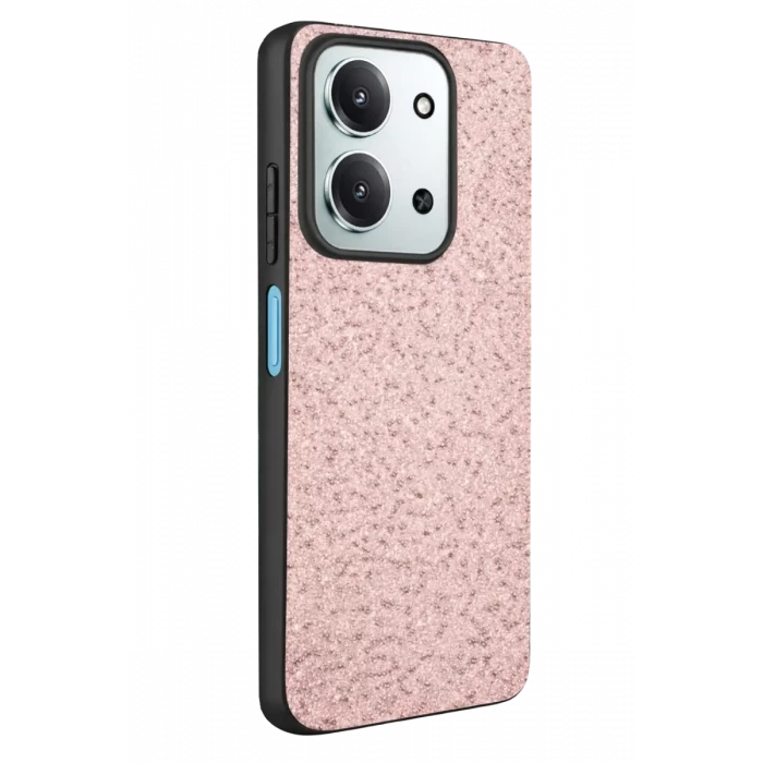 Onegif Xiaomi Redmi 15C 4G Bright Simli Kapak - Pembe