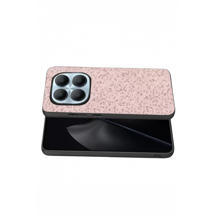Onegif Xiaomi Redmi Note 15 4G Bright Simli Kapak - Pembe