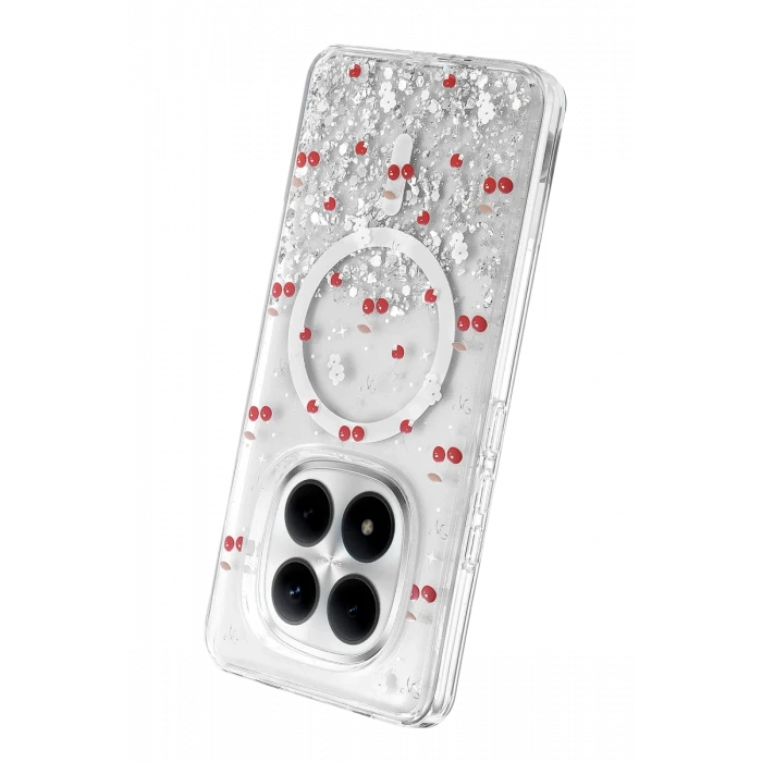 Onegif Xiaomi Redmi Note 15 Pro Plus 5G Misk Simli Magsafe Kapak - Desen 5
