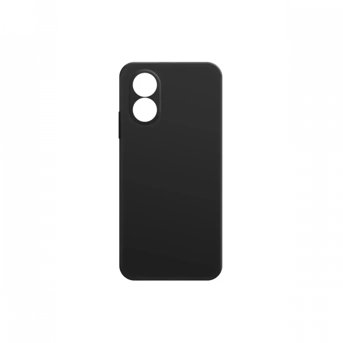 Oppo A38 Kılıf First Silikon - Siyah