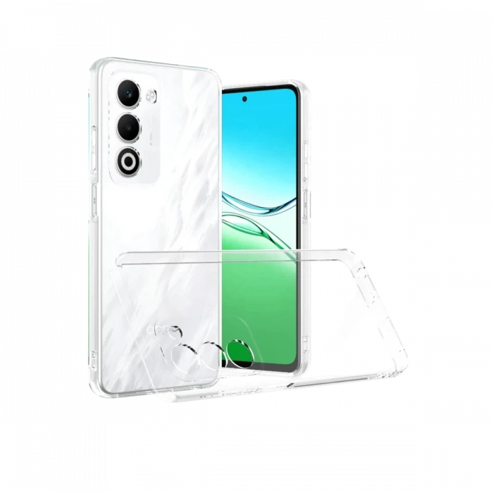 Oppo A5 4G Lüx Şeffaf Silikon - Şeffaf