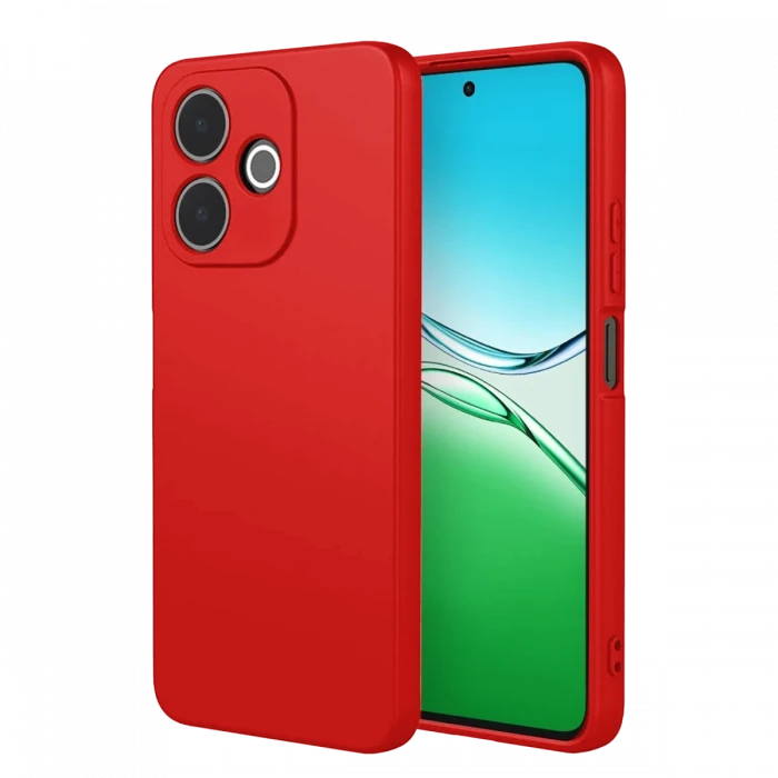 Oppo A5 Pro 4G First Silikon - Kırmızı