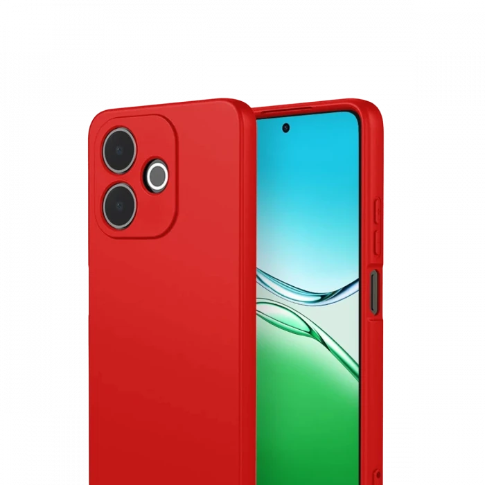 Oppo A5 Pro 4G First Silikon - Kırmızı