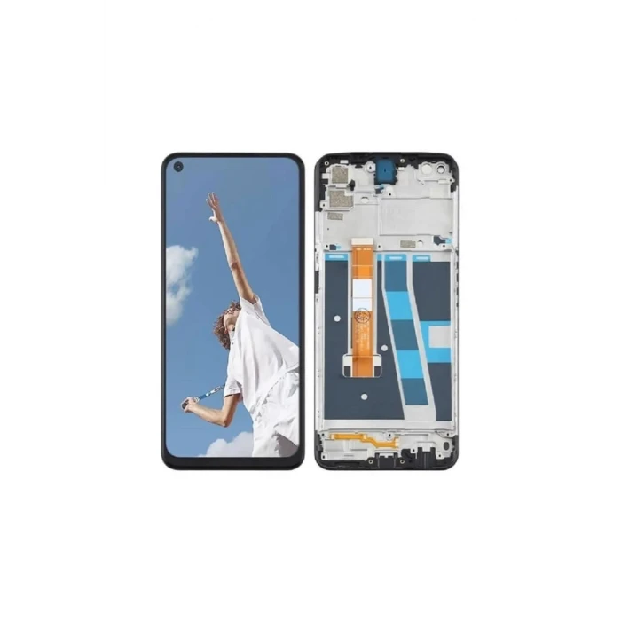 Oppo A52 - A72 Ekran Dokunmatik Çıtalı SRV (Siyah)