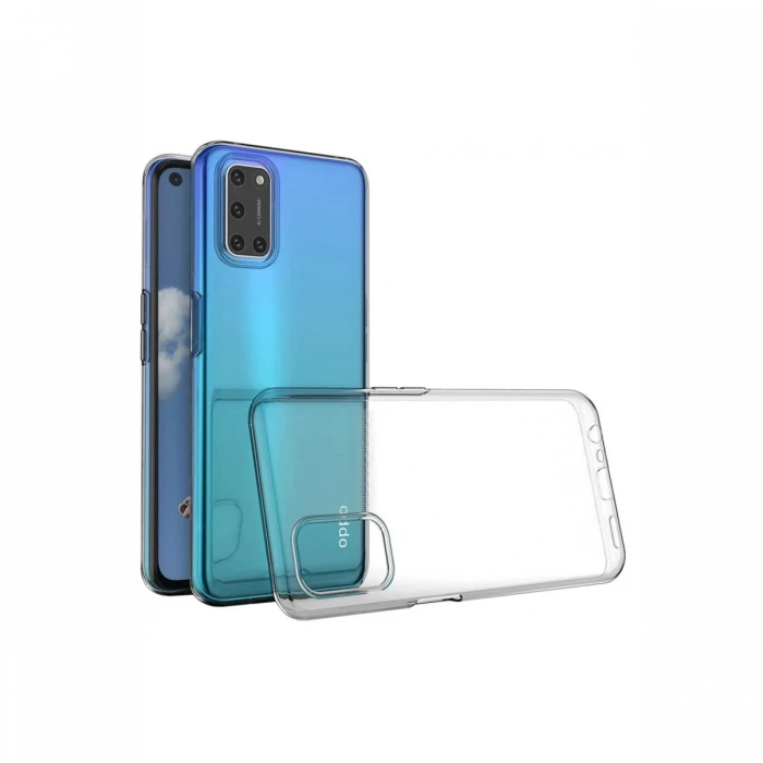 Oppo A52 Kılıf Lüx Şeffaf Silikon