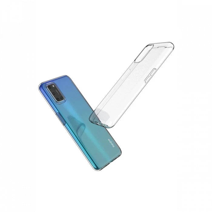 Oppo A52 Kılıf Lüx Şeffaf Silikon