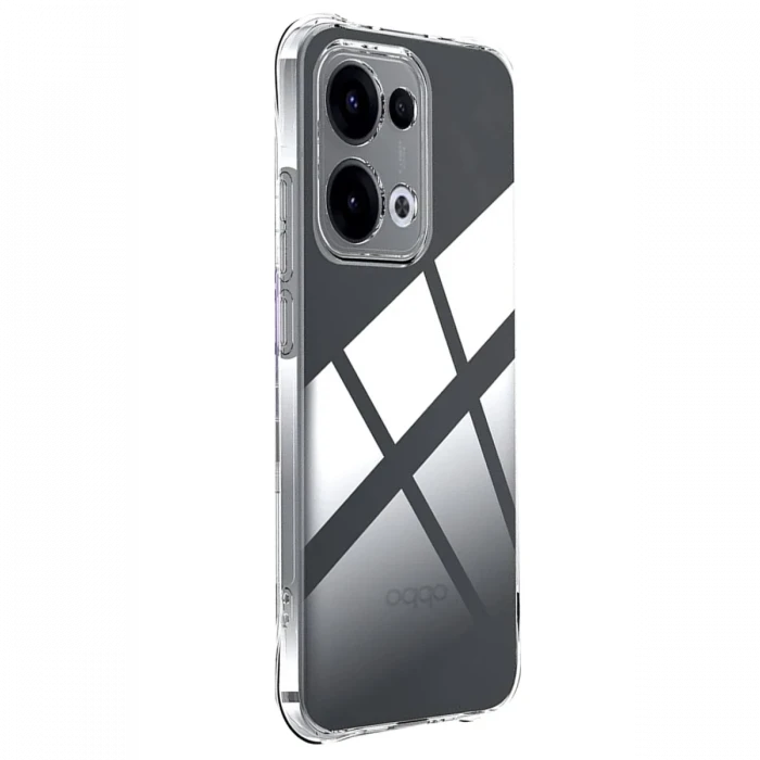 Oppo A6 Pro 4G Lüx Şeffaf Silikon - Şeffaf