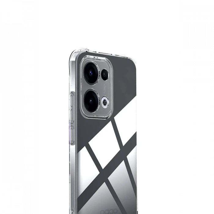 Oppo A6 Pro 4G Lüx Şeffaf Silikon - Şeffaf