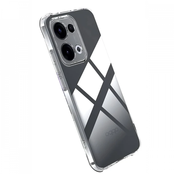 Oppo A6 Pro 4G Lüx Şeffaf Silikon - Şeffaf