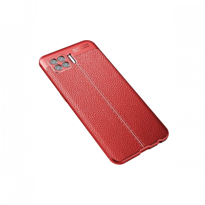 Oppo A73 Kılıf Auto Focus Kapak - Kırmızı