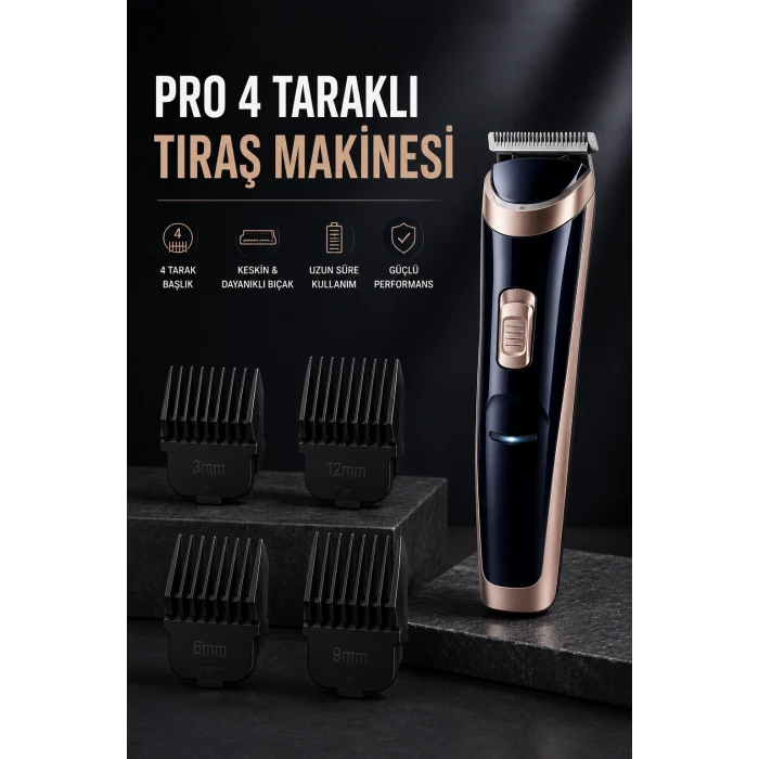 Paslanmaz Çelik Bıçaklı Hassas Çelik Bıçaklı Tıraş Makinesi