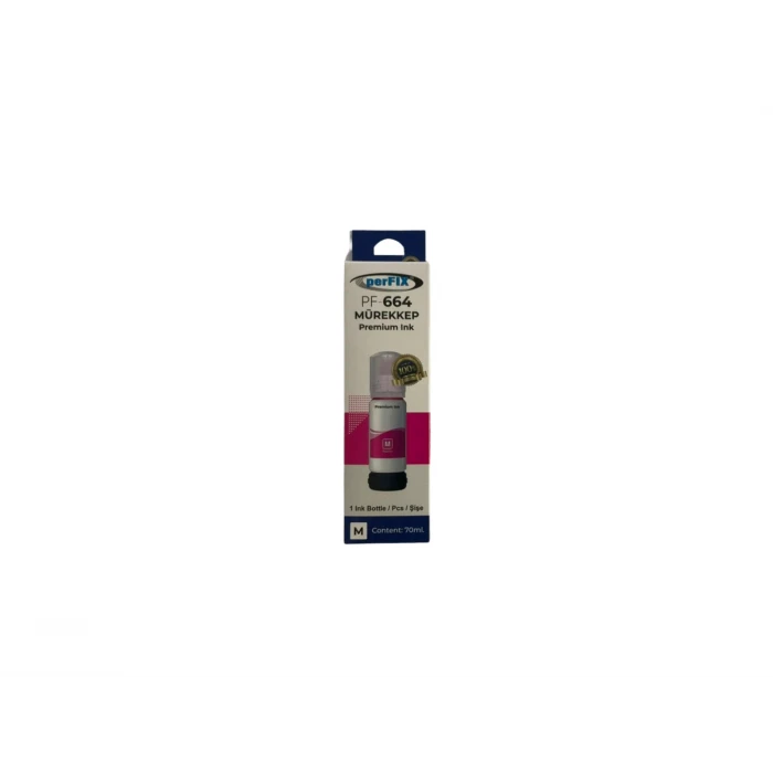 perFIX PF T6643 - 6733 Kırmızı Şişeli Mürekkep (70 ml )