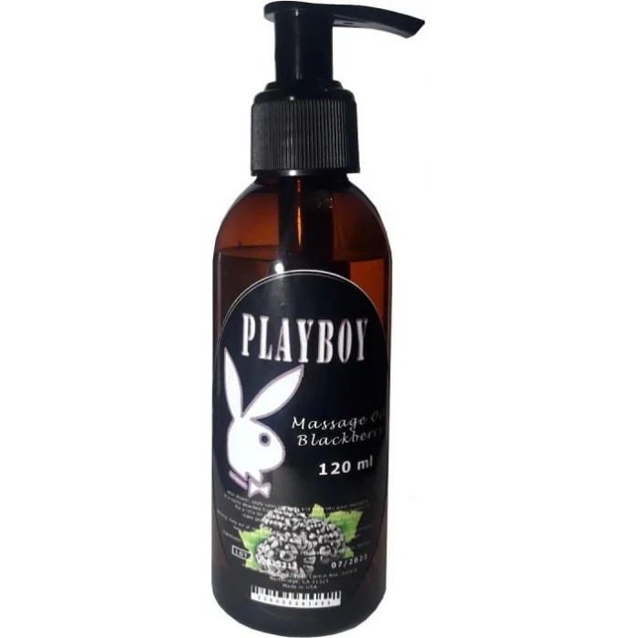 Playboy Böğürtlen Aromalı Masaj Yağı 120 ml