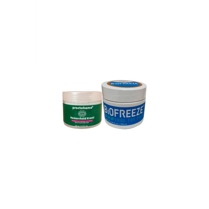 Proctohemo 100 ml Rahatlatıcı + Biofreeze Rahatlatıcı Masaj Kremi 150 ml