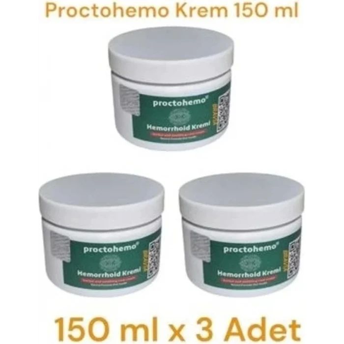 PROCTOHEMO KREM 150 ML X 3 ADET