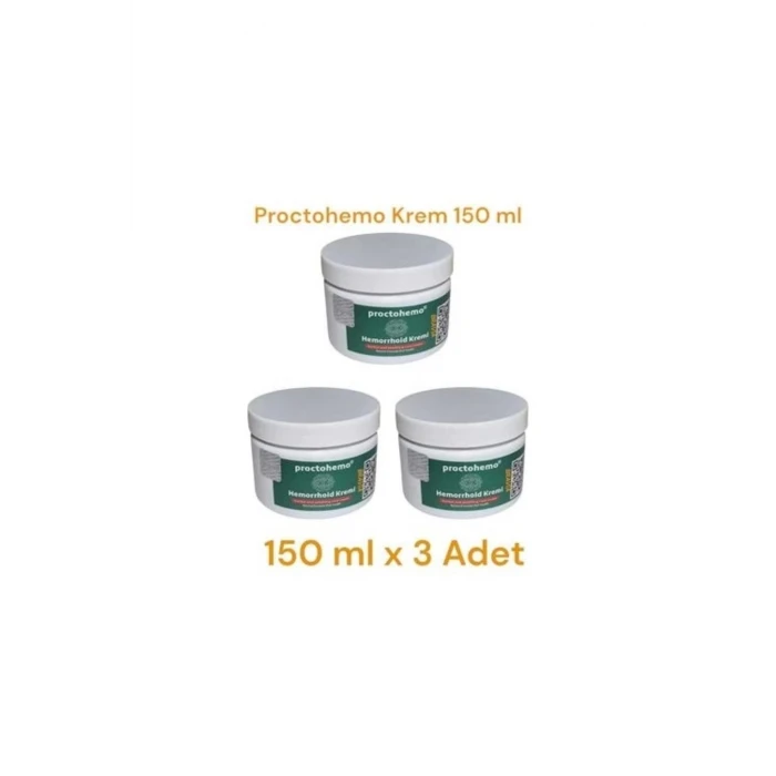 Proctohemo Rahatlatıcı Krem 150 ml x 3 Adet