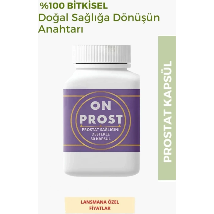 PROST PROSTAT1 KAPSÜL %100 BİTKİSEL 30’LU GIDA TAKVİYESİ