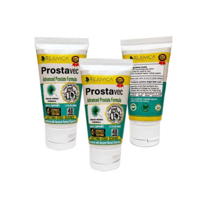 Prostavec 3 adet x 50 Ml Krem Erkeklere Özel Yer Kremi