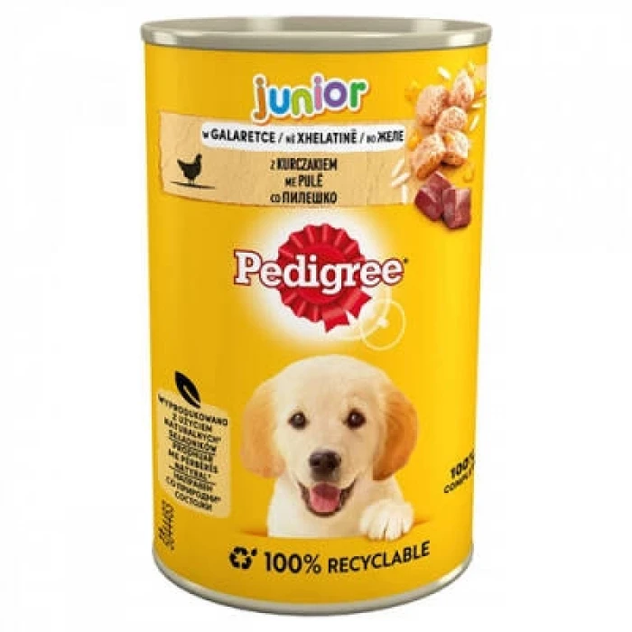 Puppy Tavuklu Soslu Yavru Köpek Konservesi 12 Adet 400 Gr