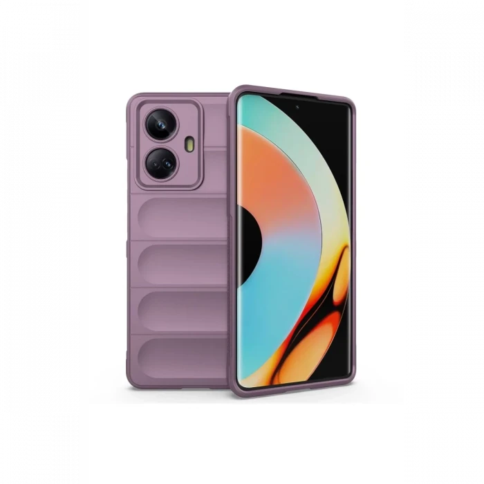 Realme 10 Pro 5G Kılıf Optimum Silikon - Mor