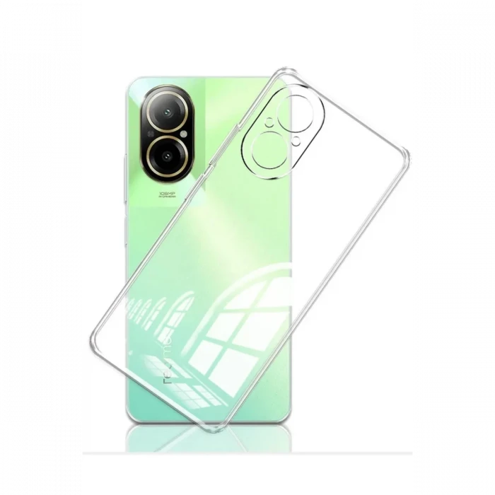 Realme 12 Lite Kılıf Lüx Şeffaf Silikon