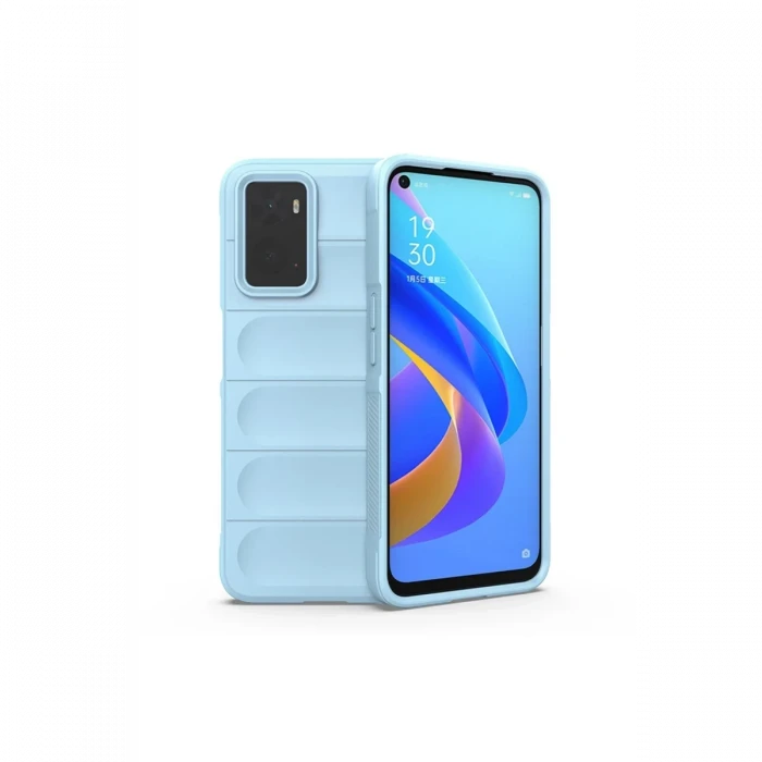 Realme 9i 4G Kılıf Optimum Silikon - Sky Blue