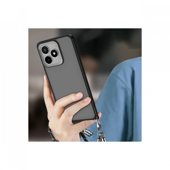 Realme C53 Kılıf Elegant Kapak - Siyah