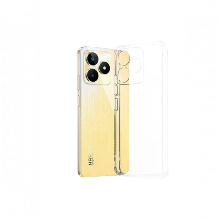Realme C53 Kılıf Lüx Şeffaf Silikon