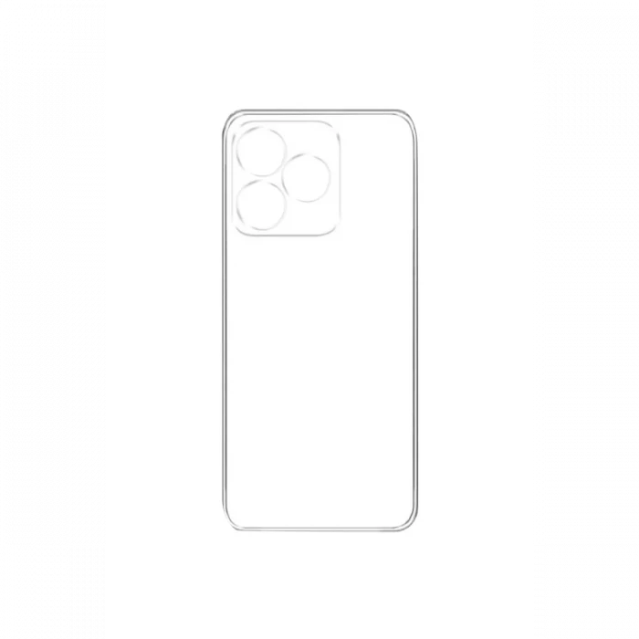 Realme C53 Kılıf Lüx Şeffaf Silikon