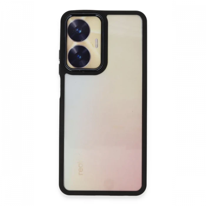 Realme C55 Kılıf Dora Kapak - Siyah