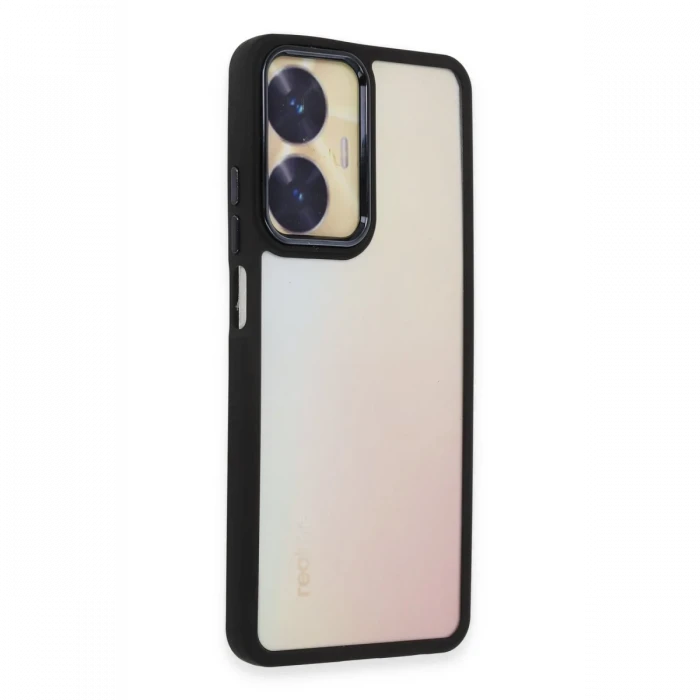 Realme C55 Kılıf Dora Kapak - Siyah